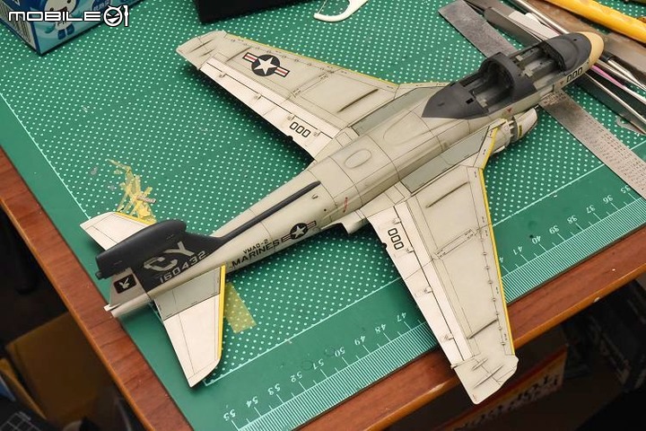 [模型製作記] EA-6B徘徊者(Prowler)電戰機 1/72