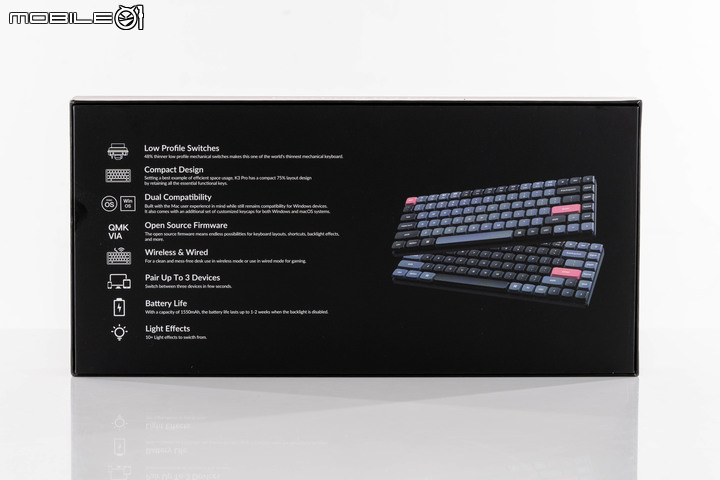 Keychron K3 Pro 矮軸機械鍵盤開箱實測 以 75% 按鍵配置搭配暢快輸入感的工作利器