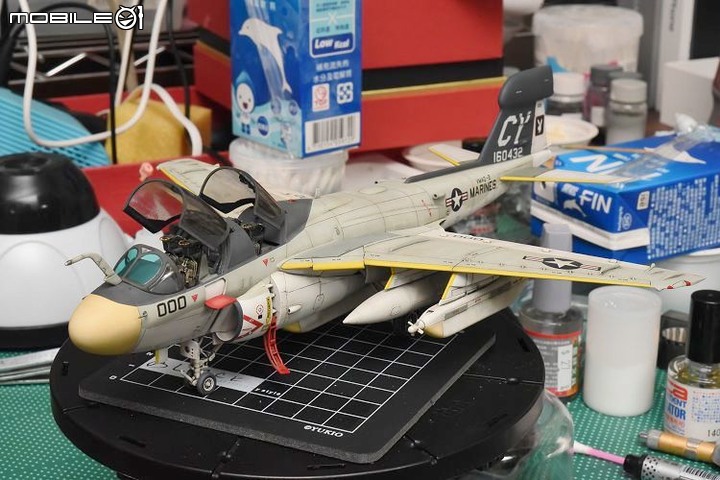 [模型製作記] EA-6B徘徊者(Prowler)電戰機 1/72