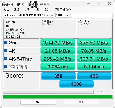 點我看大圖 IP55 防水 Crucial X9 PRO 袖珍小巧便攜行動 SSD