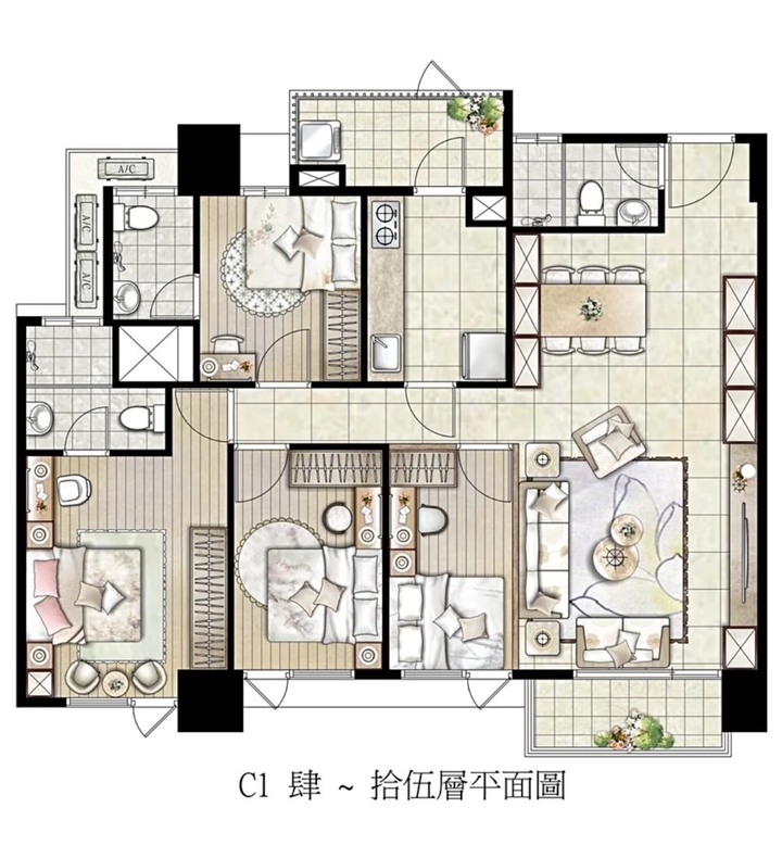這兩個格局，有無須特別注意的地方？大家會如何選擇。