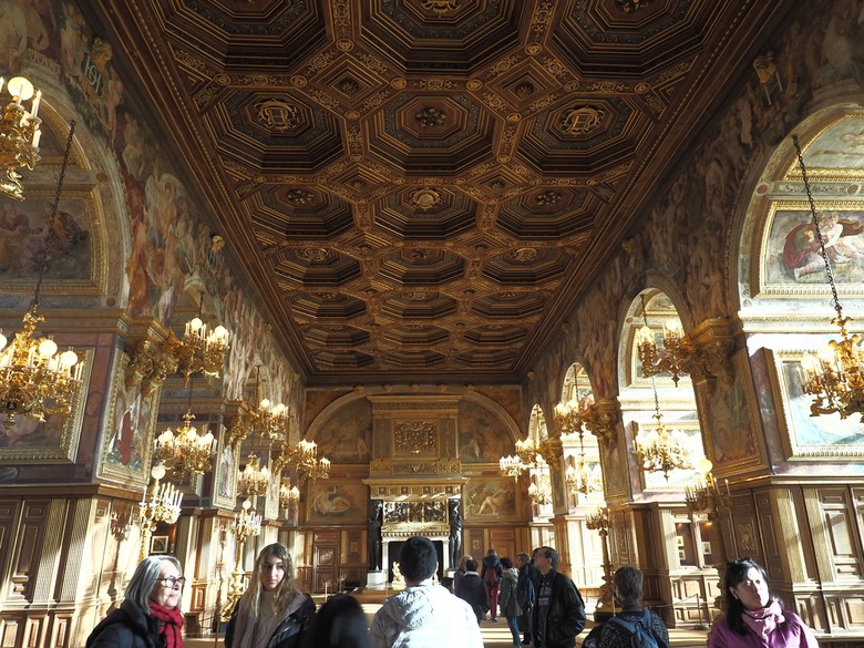 楓丹白露宮(Chateau de Fontainebleau),外掛凱旋門(Arc de Triomphe)、聖母院(Cathédrale Notre-Dame de Paris)、歌劇院(Palais Garnier)、莫里哀噴泉(Fontaine Molière)、聖米歇爾噴泉(Fontaine Saint-Michel) — 世界文化遺產 之 楓丹白靈宮及其園林(Palace and Park of Fontainebleau) — 2023年冬季歐洲行旅 第八部