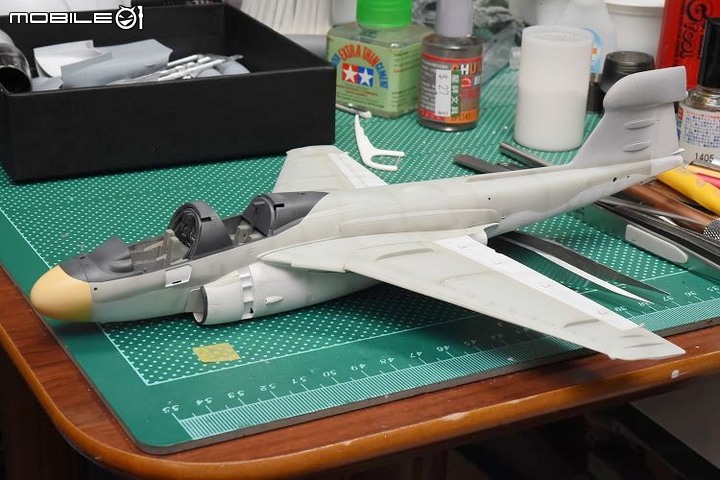 [模型製作記] EA-6B徘徊者(Prowler)電戰機 1/72