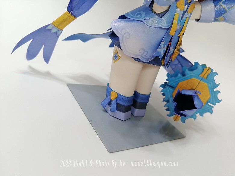 點我看大圖 崩壞:星穹鐵道 白露 紙模型 製作 Paper Craft ペーパークラフト
