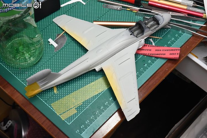 [模型製作記] EA-6B徘徊者(Prowler)電戰機 1/72