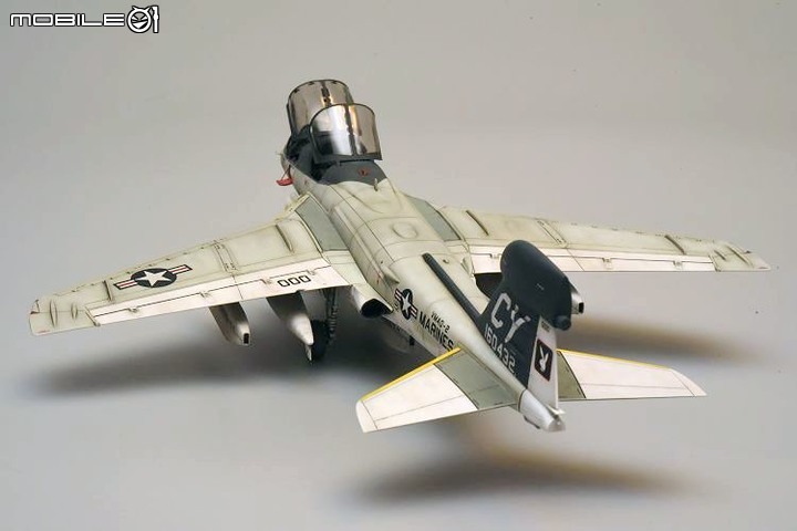 [模型製作記] EA-6B徘徊者(Prowler)電戰機 1/72