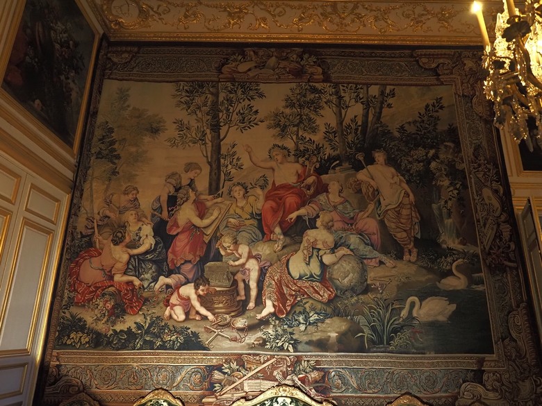 楓丹白露宮(Chateau de Fontainebleau),外掛凱旋門(Arc de Triomphe)、聖母院(Cathédrale Notre-Dame de Paris)、歌劇院(Palais Garnier)、莫里哀噴泉(Fontaine Molière)、聖米歇爾噴泉(Fontaine Saint-Michel) — 世界文化遺產 之 楓丹白靈宮及其園林(Palace and Park of Fontainebleau) — 2023年冬季歐洲行旅 第八部