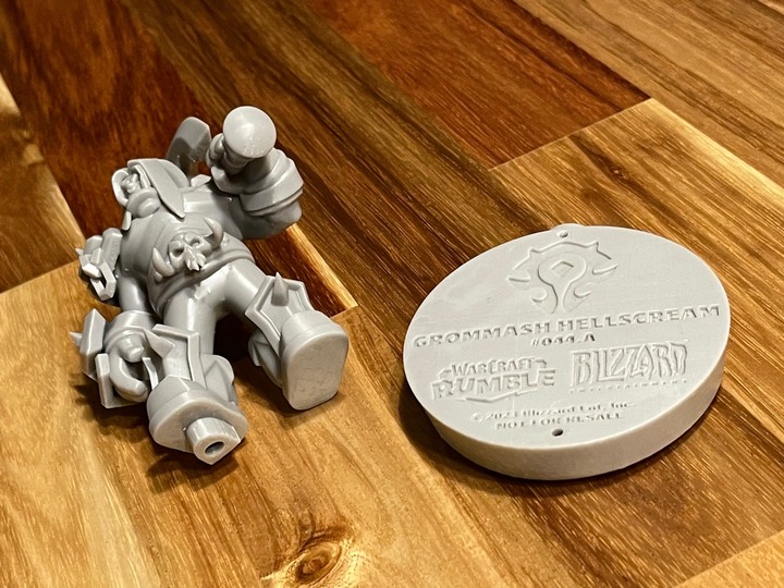 《魔獸兵團》好玩到想擺出來， 3D列印初體驗！