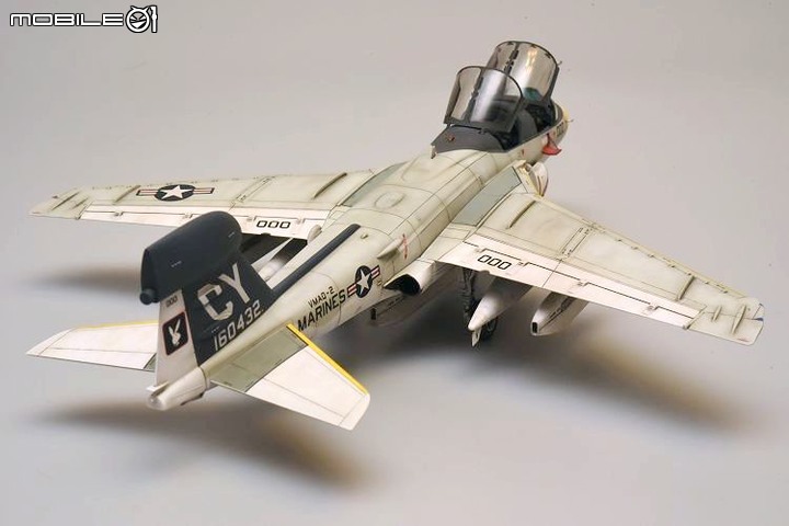 [模型製作記] EA-6B徘徊者(Prowler)電戰機 1/72