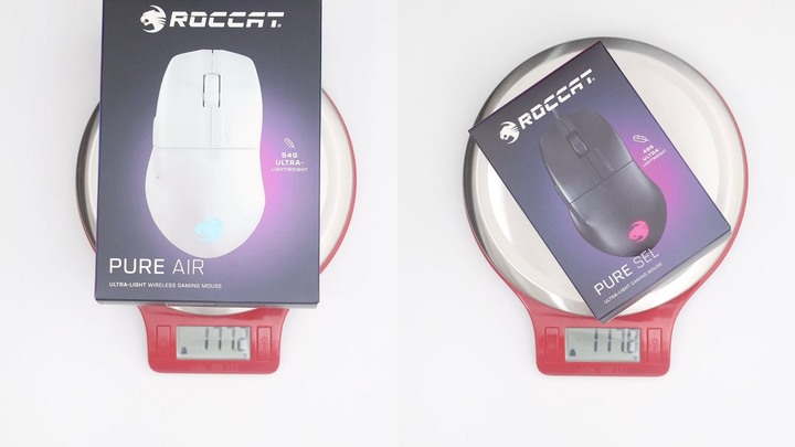 點我看大圖 極輕手感、持久體驗:ROCCAT PURE Air & PURE SEL 滑鼠開箱