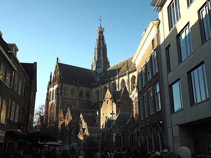 哈倫(Haarlem)市區、聖巴弗教堂(St.-Bavokerk)、桑斯安斯(Zaanse Schans)風車村、福倫丹(Volendam)午餐、羊角村(Giethoorn)遊船 — 荷蘭鄉間風光 — 2023年冬季歐洲行旅 第二部