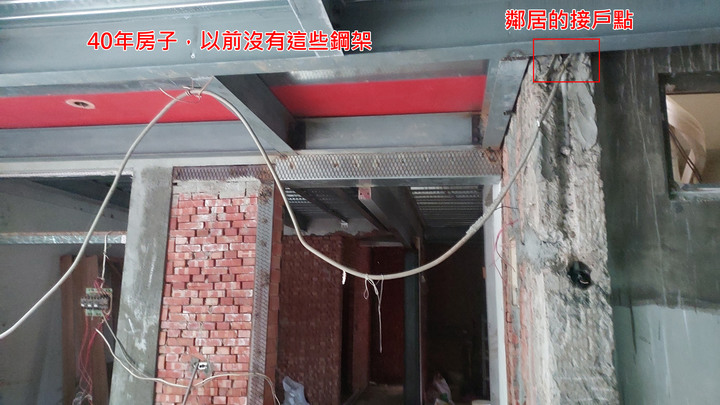 請問鄰居是否有圖中紅色電路的強制力？