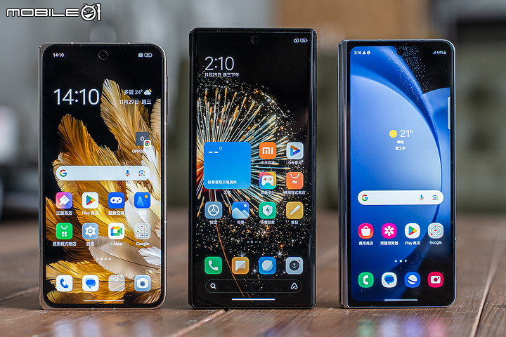 2023大摺疊旗艦集評|OPPO Find N3 / Samsung Z Fold5 / 小米MIX Fold 3