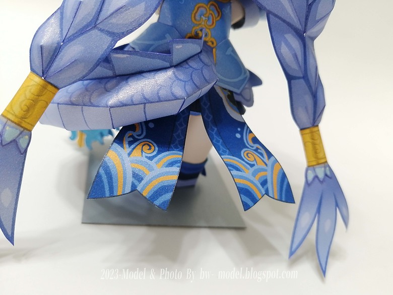 點我看大圖 崩壞:星穹鐵道 白露 紙模型 製作 Paper Craft ペーパークラフト