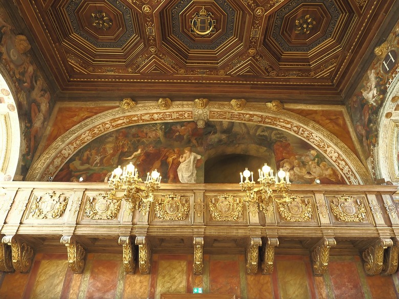 楓丹白露宮(Chateau de Fontainebleau),外掛凱旋門(Arc de Triomphe)、聖母院(Cathédrale Notre-Dame de Paris)、歌劇院(Palais Garnier)、莫里哀噴泉(Fontaine Molière)、聖米歇爾噴泉(Fontaine Saint-Michel) — 世界文化遺產 之 楓丹白靈宮及其園林(Palace and Park of Fontainebleau) — 2023年冬季歐洲行旅 第八部