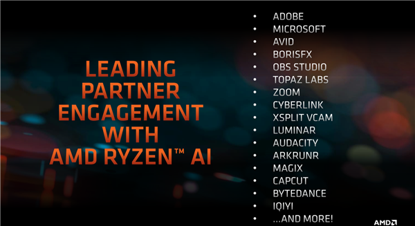 AMD首創的Ryzen AI PC性能飆升60% 明年再漲3倍