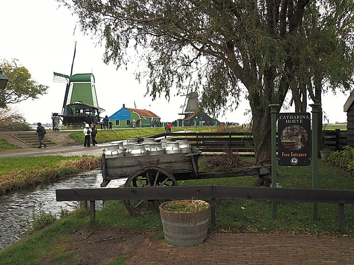 哈倫(Haarlem)市區、聖巴弗教堂(St.-Bavokerk)、桑斯安斯(Zaanse Schans)風車村、福倫丹(Volendam)午餐、羊角村(Giethoorn)遊船 — 荷蘭鄉間風光 — 2023年冬季歐洲行旅 第二部