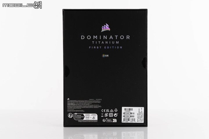 CORSAIR DOMINATOR TITANIUM FIRST EDITION DDR5 記憶體開箱實測 以可換模組搭配炫麗燈效設計