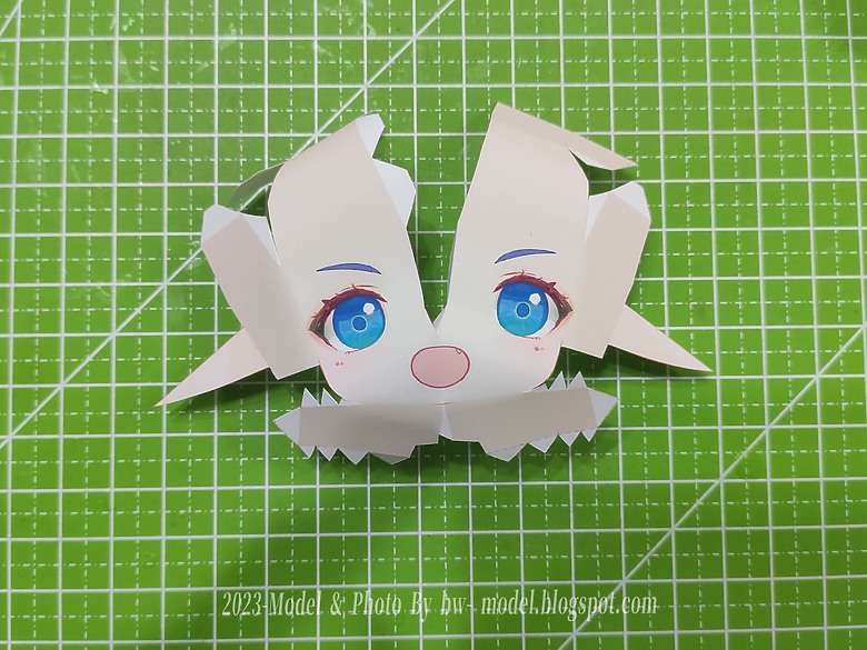 點我看大圖 崩壞:星穹鐵道 白露 紙模型 製作 Paper Craft ペーパークラフト
