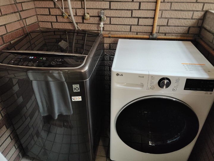 一見到你就有好心情 LG WR-100VW 免曬衣乾衣機