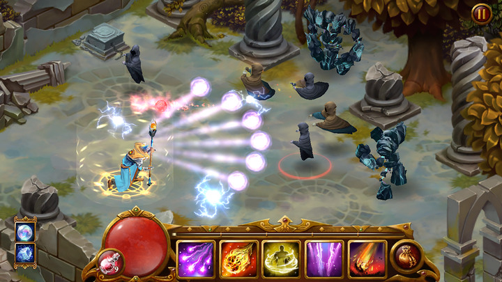 《Guild of Heroes - fantasy RPG》西方奇幻劍與魔法 動作 RPG 遊戲 | 三大職業 戰士、弓箭手、法師 自由更換武器轉化職業 | 聘僱傭兵 穿越森林 潛入洞窟 探索地下城