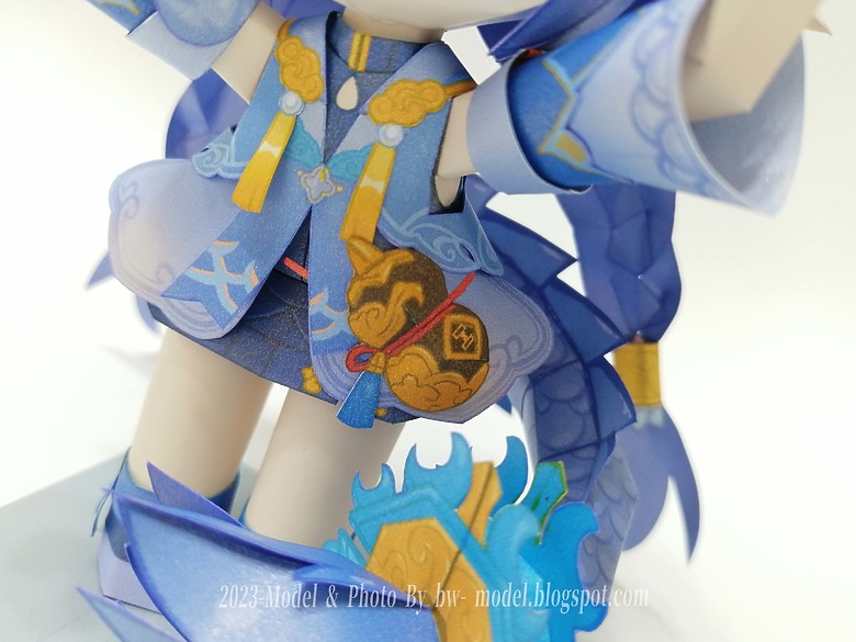 點我看大圖 崩壞:星穹鐵道 白露 紙模型 製作 Paper Craft ペーパークラフト