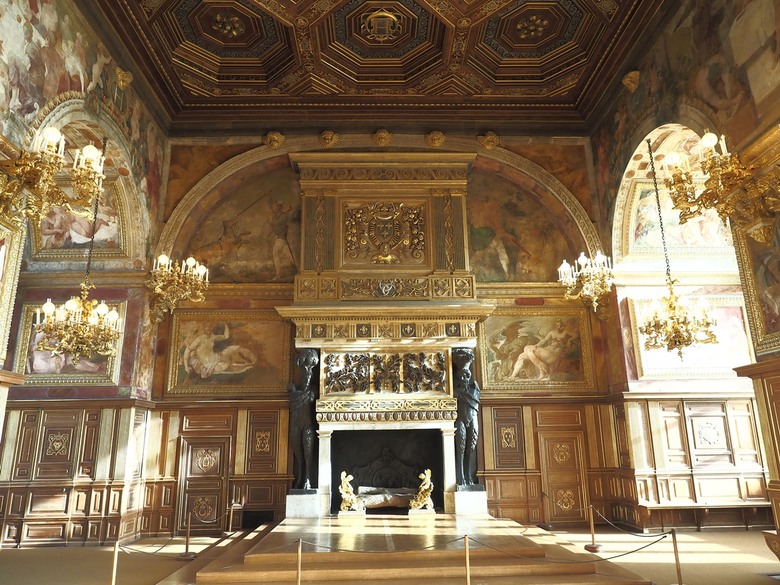 楓丹白露宮(Chateau de Fontainebleau),外掛凱旋門(Arc de Triomphe)、聖母院(Cathédrale Notre-Dame de Paris)、歌劇院(Palais Garnier)、莫里哀噴泉(Fontaine Molière)、聖米歇爾噴泉(Fontaine Saint-Michel) — 世界文化遺產 之 楓丹白靈宮及其園林(Palace and Park of Fontainebleau) — 2023年冬季歐洲行旅 第八部