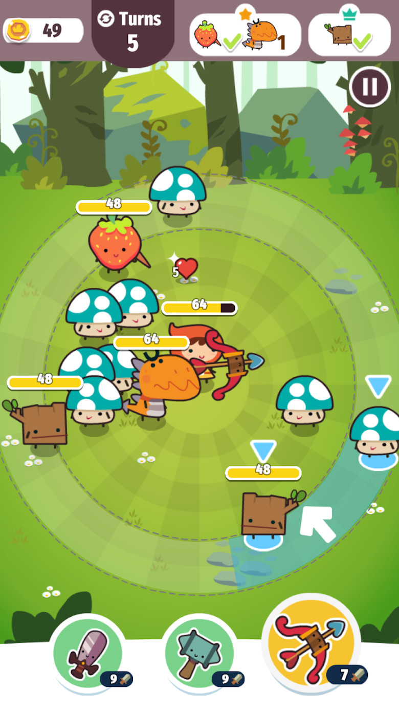 《Micro RPG》 微型角色扮演遊戲是一款結合了反應、策略和運氣的回合制遊戲 | 獨特的遊戲玩法 自由切換三種武器 旋轉攻擊周圍的怪物 解鎖新武器和新英雄 | 好玩有趣殺時間的輕鬆休閒小品遊戲
