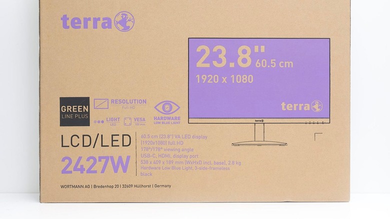 terra 2427W V2，二代升級 USB-C 與 100Hz，平價 24 吋入門型螢幕