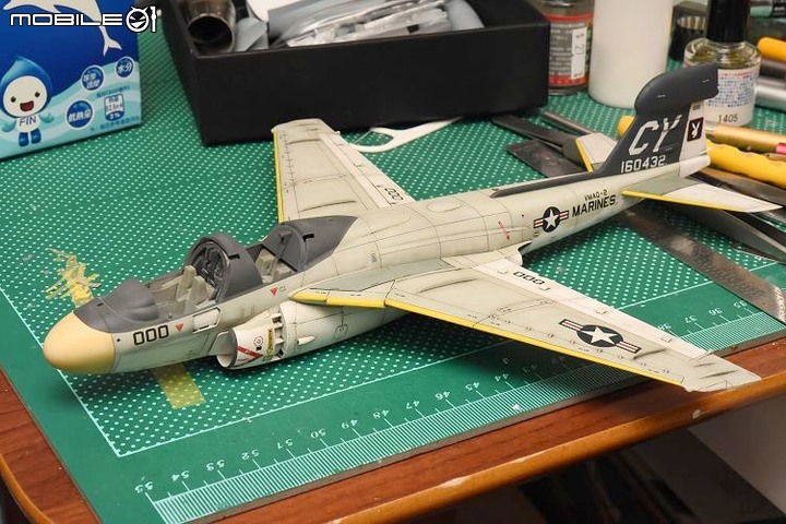 [模型製作記] EA-6B徘徊者(Prowler)電戰機 1/72