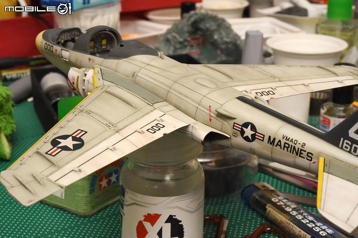 [模型製作記] EA-6B徘徊者(Prowler)電戰機 1/72