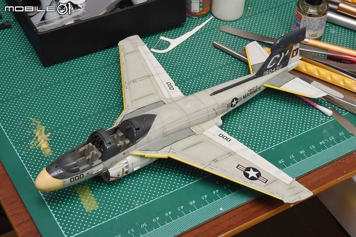 [模型製作記] EA-6B徘徊者(Prowler)電戰機 1/72