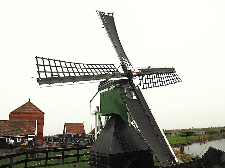 哈倫(Haarlem)市區、聖巴弗教堂(St.-Bavokerk)、桑斯安斯(Zaanse Schans)風車村、福倫丹(Volendam)午餐、羊角村(Giethoorn)遊船 — 荷蘭鄉間風光 — 2023年冬季歐洲行旅 第二部