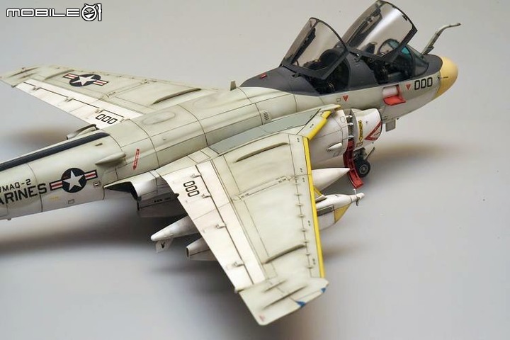 [模型製作記] EA-6B徘徊者(Prowler)電戰機 1/72