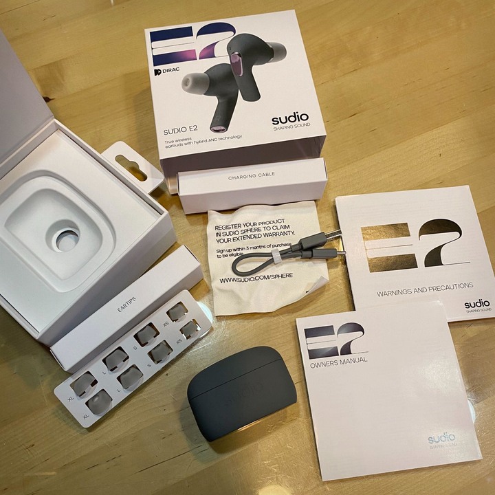 【雙11黑五優惠】沉浸屬於我的生活節奏 - SUDIO E2 真無線藍牙耳機/開箱分享
