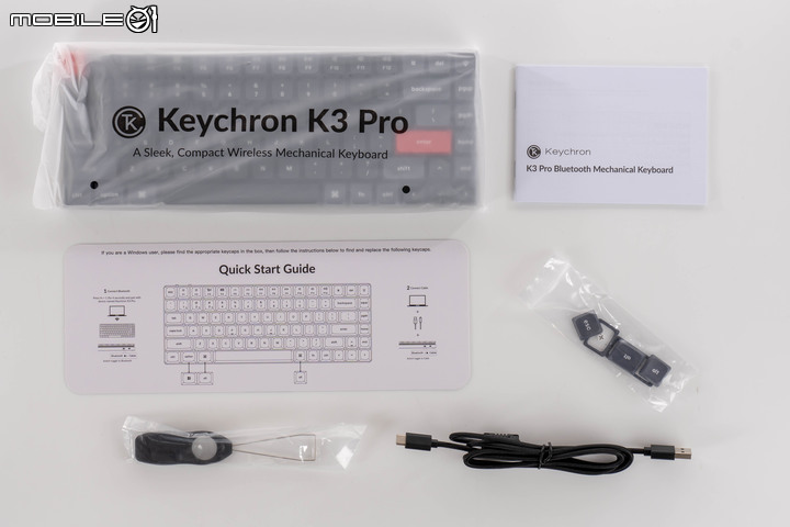 Keychron K3 Pro 矮軸機械鍵盤開箱實測 以 75% 按鍵配置搭配暢快輸入感的工作利器