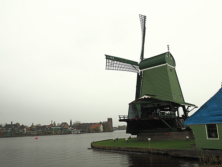 哈倫(Haarlem)市區、聖巴弗教堂(St.-Bavokerk)、桑斯安斯(Zaanse Schans)風車村、福倫丹(Volendam)午餐、羊角村(Giethoorn)遊船 — 荷蘭鄉間風光 — 2023年冬季歐洲行旅 第二部
