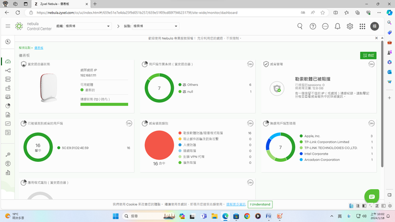 Zyxel合勤SCR 50AXE WiFi 6E無線資安路由器開箱分享