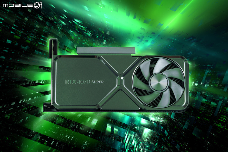 點我看大圖 NVIDIA GeForce RTX 4070 Super FE 創始版顯示卡開箱 以純黑設計打造更高效能印象