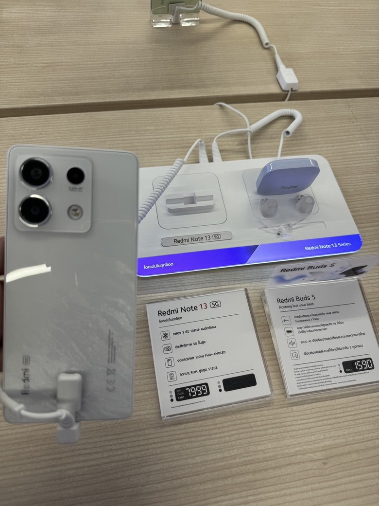 台灣的紅米note13系列賣的比泰國便宜
