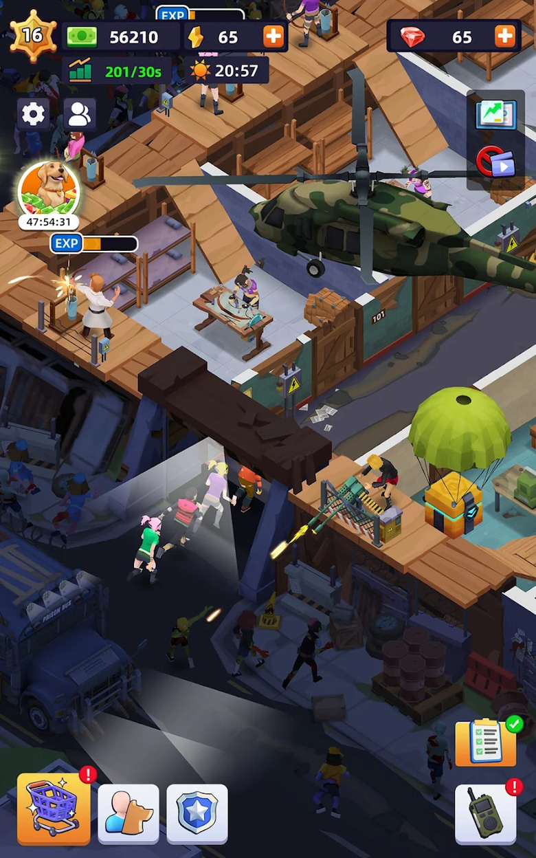 《末日大亨》Idle Survivor Fortress Tycoon 末日題材 喪屍來襲 扮演生存者 經營建造安全避難所 | 搜尋招募幸存者 戰略決策 資源分配、庇護所建設、幸存者管理 抵御僵屍