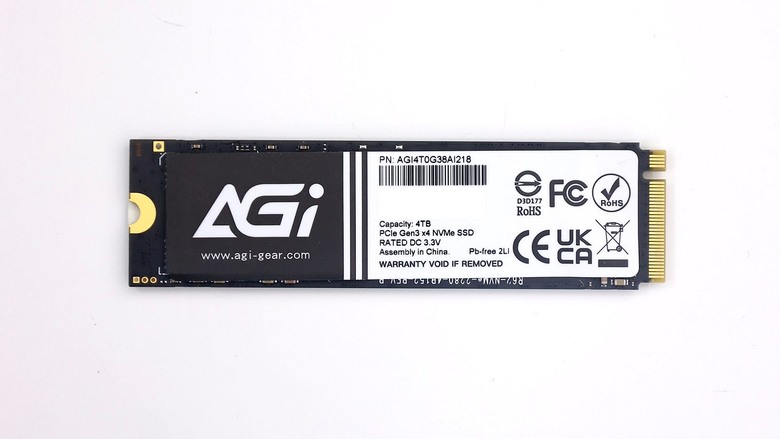 PCIe Gen3 x4 M.2 SSD 讀取竟然超過 3,700MB/s！？AGI AI218 4TB