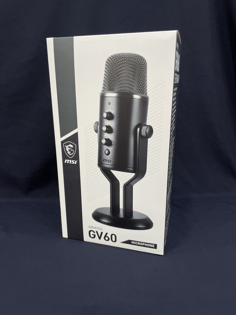 MSI IMMERSE GV60 STREAMING MIC 首款高質量串流麥克風開箱與詳細介紹