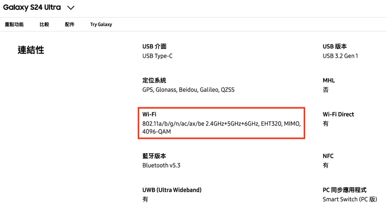 TP-Link BE85 WiFi 7 搭配S24 Ultra手機 終於跑滿中華2G/1G網速了
