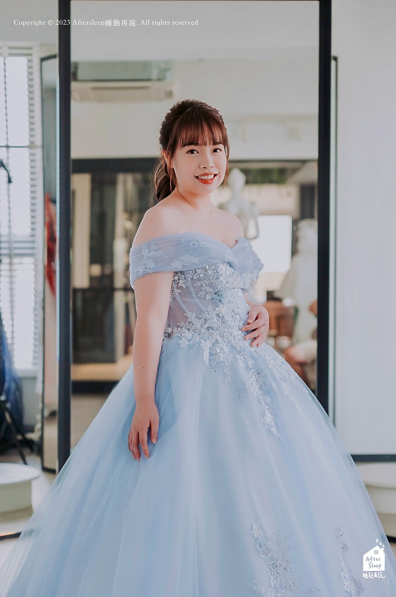 高雄艾絲特手工婚紗試穿分享＿隱藏版寶藏婚紗工作室！中大尺碼也能有不將就的美