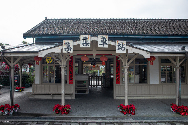 南投水里賞櫻｜集集車站與驛站、八張牛肉麵、阿本農場櫻花園、蠻荒咖啡