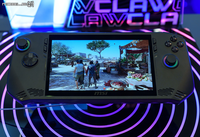 【CES2024】MSI CLAW 遊戲掌機動手玩 操作手感佳,效能與續航讓人期待!