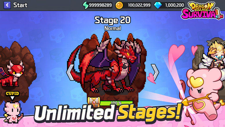 《龍之生存》 Dragon Village Survival 龍村題材的肉鴿射擊生存手遊 | 像素風格 Roguelike 選擇龍族技能 每個龍都有獨特的技能組合 與傳說中的龍一起保護村莊