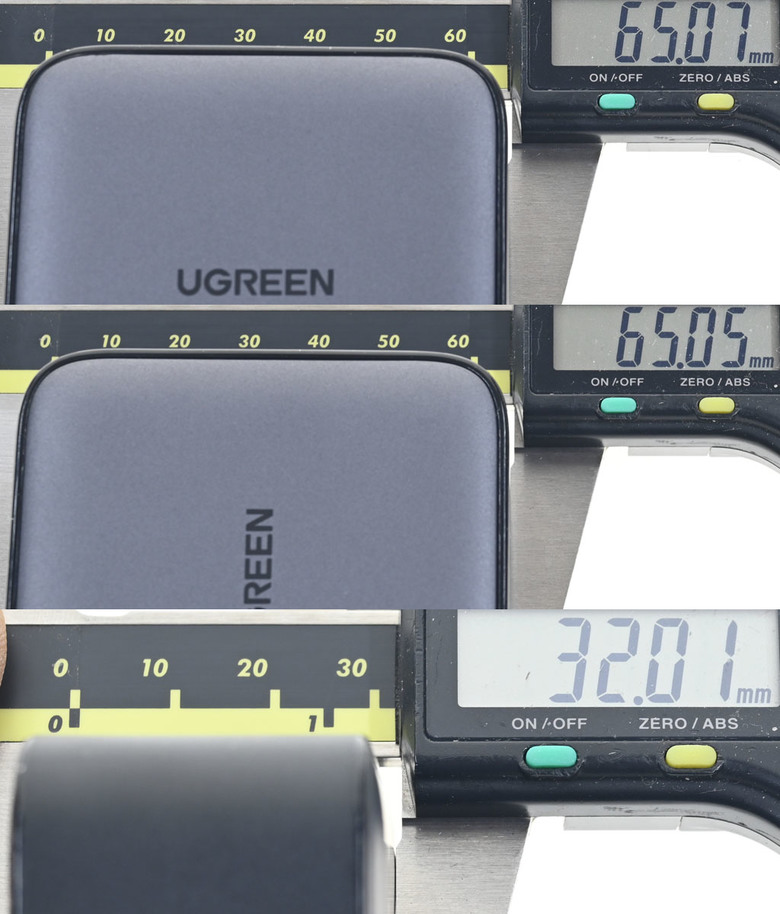點我看大圖 UGREEN綠聯65W三埠GaN快速充電器多國轉接版CD296開箱