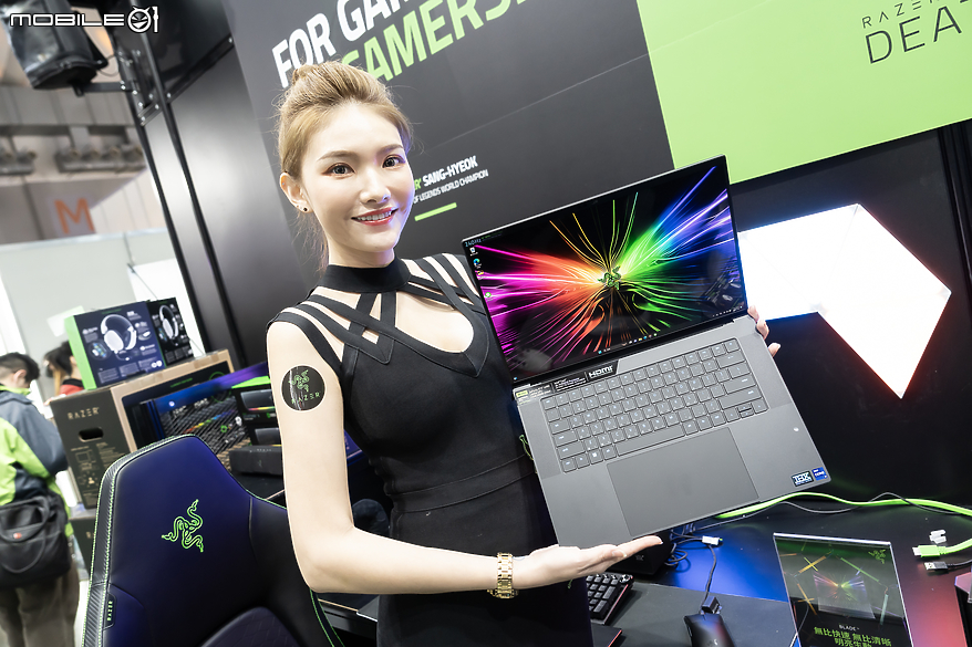 實際體驗 CES 2024 新品 Razer 於 TPGS 展出 Iskur V2 電競椅與 Blade 16 電競筆電